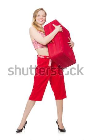 Young woman preparing for summer vacation Stock photo © Elnur
