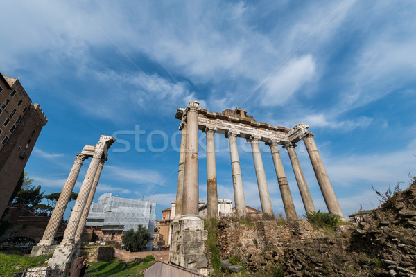 Eski Roma parlak yaz gün Bina Stok fotoğraf © Elnur