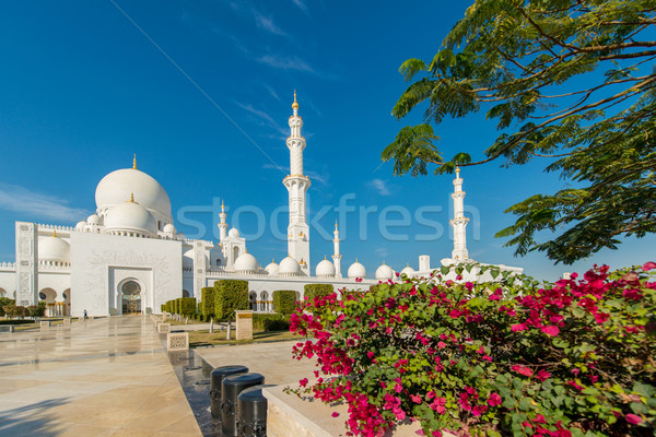 Stock photo: Sheikh Zayed Mosque in Abu Dhabi