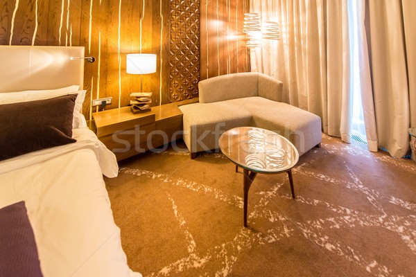Kamer interieur moderne meubels licht home Stockfoto © Elnur