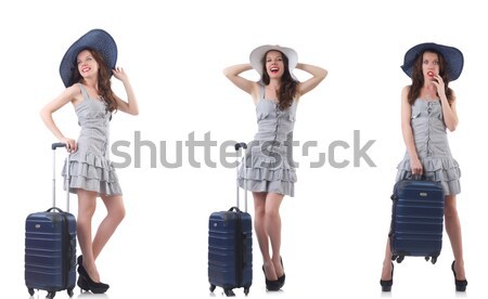 Woman tied up isolated on the white background Stock photo © Elnur