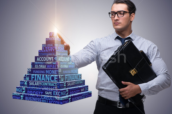 Businessman in ponzi scheme concept Stock photo © Elnur