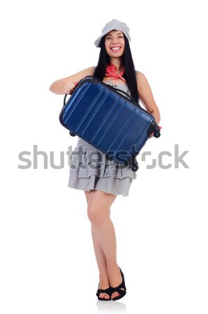 Woman preparing for travel on summer vacation Stock photo © Elnur