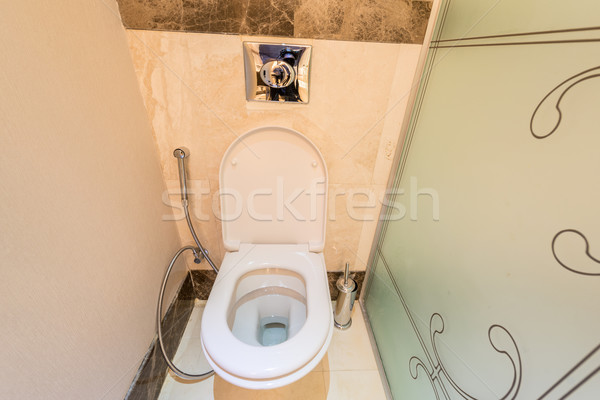 Moderne interieur badkamer toilet hotel vloer Stockfoto © Elnur
