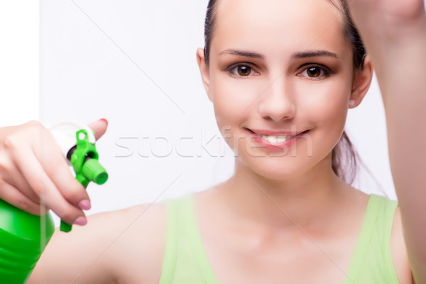 Young housewife in cleaning concept Stock photo © Elnur