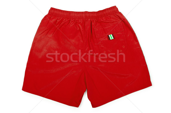 Homme short isolé blanche homme été [[stock_photo]] © Elnur