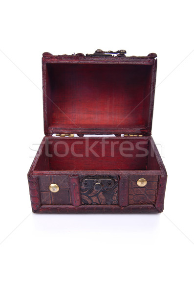 Old chest isolated on the white background Stock photo © Elnur