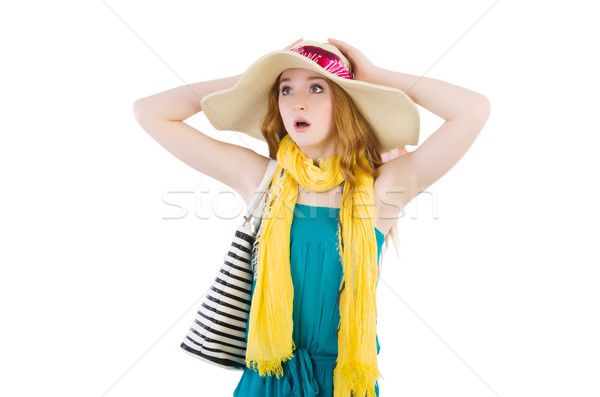 Woman with bag in fashion concept Stock photo © Elnur