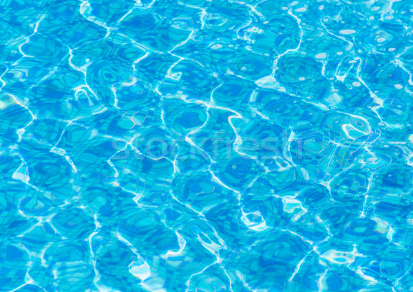 Texture of blue water in the pool Stock photo © Elnur