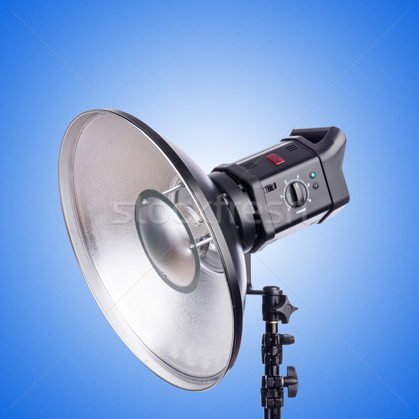 Studio light stand isolated on the white Stock photo © Elnur