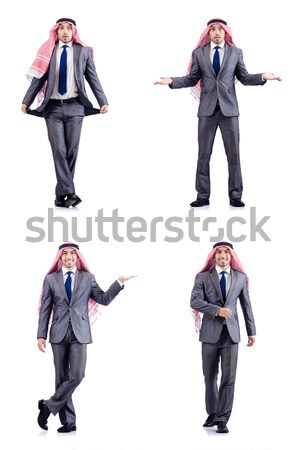 Businessman roped isolated on white background Stock photo © Elnur