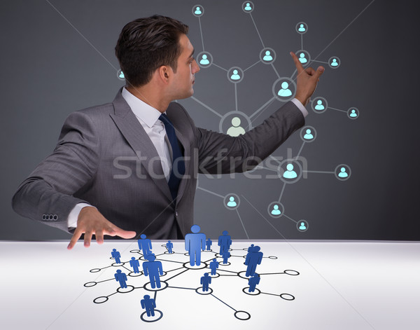 [[stock_photo]]: Affaires · réseaux · sociaux · affaires · technologie · contact · réseau