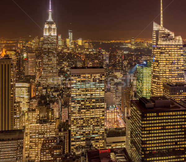 Foto d'archivio: View · nuovo · Manhattan · tramonto · business · cielo