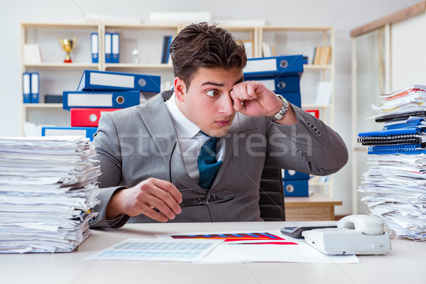 [[stock_photo]]: Affaires · occupés · paperasserie · affaires · bureau · papier