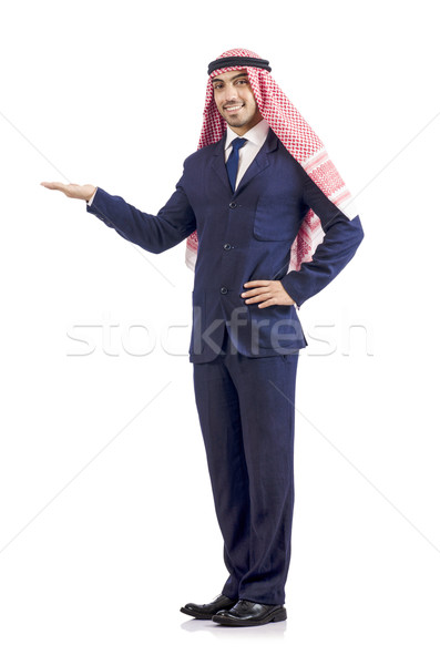 Arab businessman isolated on white Stock photo © Elnur