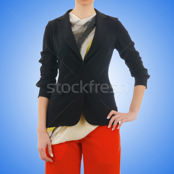 élégant veste isolé modèle affaires mode [[stock_photo]] © Elnur