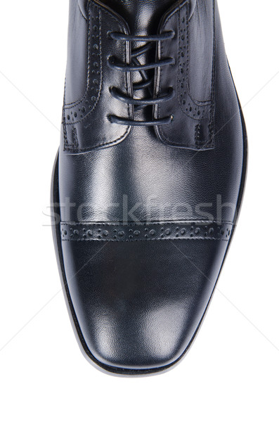 Tip mannelijke schoenen geïsoleerd witte mode Stockfoto © Elnur
