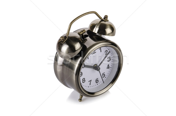 Alarm clock in time concept isolated on white Stock photo © Elnur