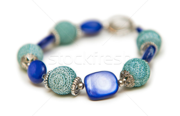 Elegante sieraden geïsoleerd abstract achtergrond witte Stockfoto © Elnur
