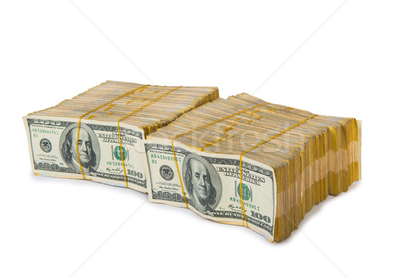 Boglya dollár üzlet izolált fehér pénz Stock fotó © Elnur