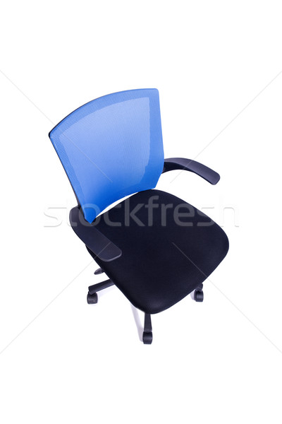 Blue office chair isolated on the white background Stock photo © Elnur