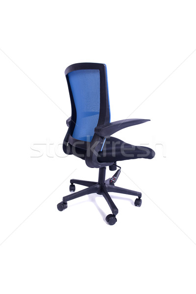 The blue office chair isolated on the white background Stock photo © Elnur