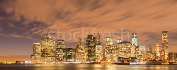 The view of lower manhattan from brooklyn Stock photo © Elnur