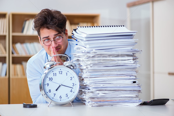 Businessman failing to meet report deadlines Stock photo © Elnur