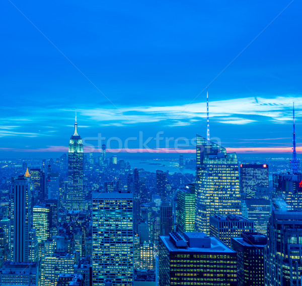 New York decembrie 20 2013 vedere scadea Imagine de stoc © Elnur