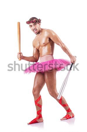 Man hoelahoep sexy sport lichaam fitness Stockfoto © Elnur