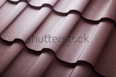 Close up of metal roof tile Stock photo © Elnur