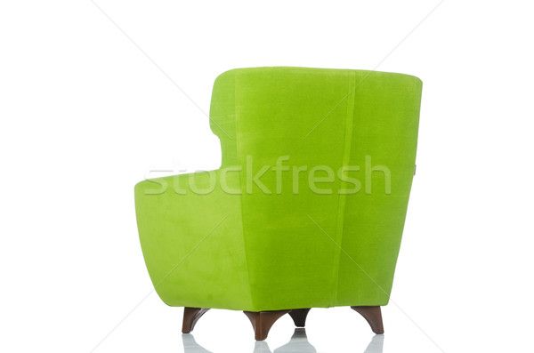 Green armchair isolated on the white Stock photo © Elnur