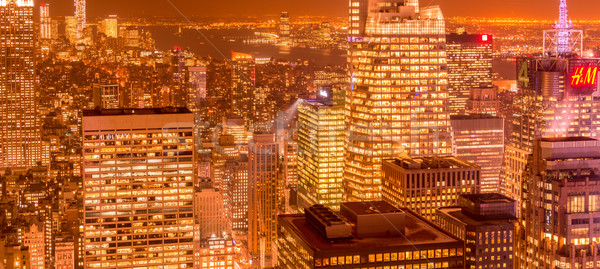 мнение новых Manhattan закат бизнеса небе Сток-фото © Elnur