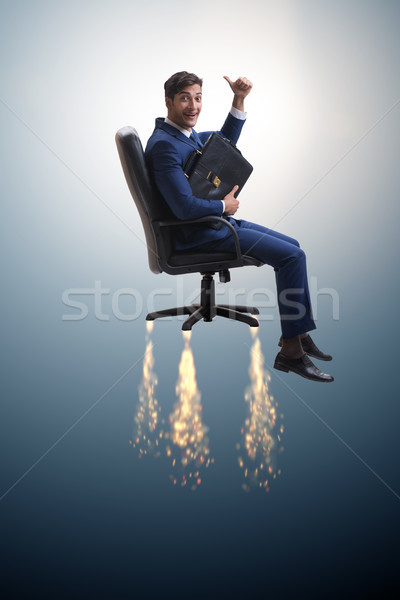 Businessman in career progression concept Stock photo © Elnur