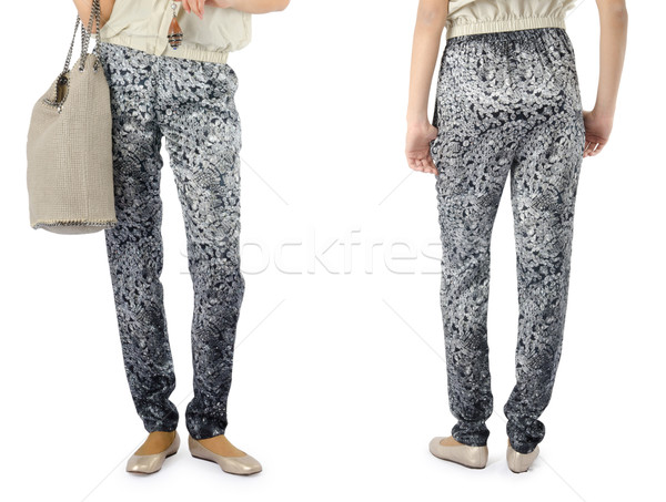 Trousers on the model isolated Stock photo © Elnur