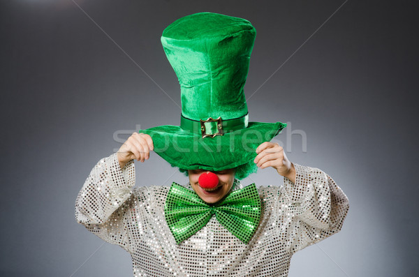Funny person in saint patrick holiday concept Stock photo © Elnur