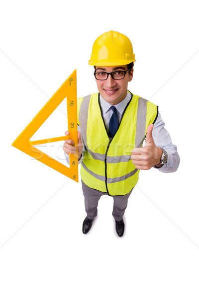 Construction supervisor isolated on the white background Stock photo © Elnur