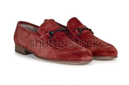 моде мужчины обувь белый фон красный Сток-фото © Elnur