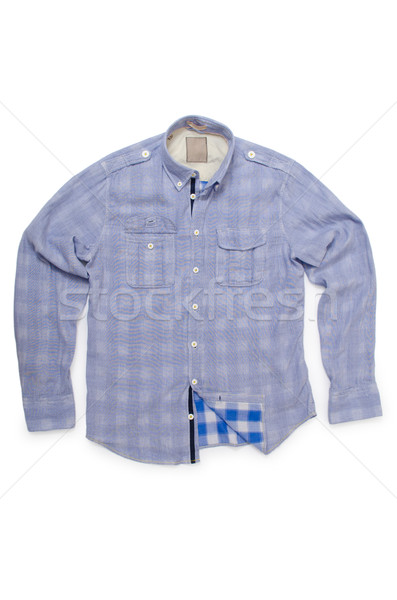 Nice male shirt isolated on the white Stock photo © Elnur