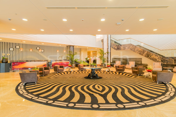 Hotel lobby with modern design Stock photo © Elnur