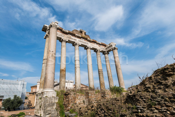 Eski Roma parlak yaz gün Bina Stok fotoğraf © Elnur