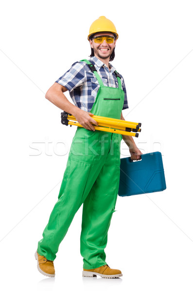 Industrial worker isolated on the white background Stock photo © Elnur