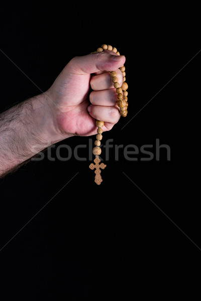 Bible croix religieux bois lumière jesus [[stock_photo]] © Elnur