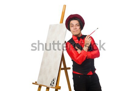 Funny pirate isolated on the white Stock photo © Elnur