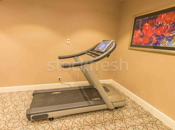 Running treadmill at the house Stock photo © Elnur