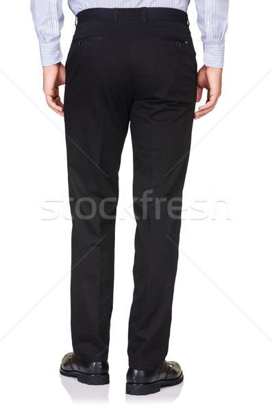 Fashion concept with trousers on white Stock photo © Elnur