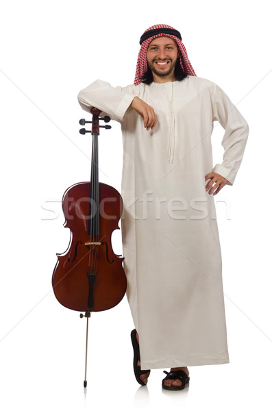 Foto stock: Árabe · homem · jogar · instrumento · musical · música · mão