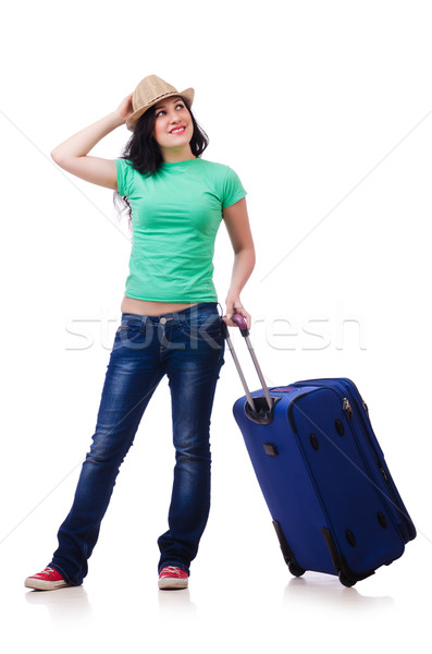 Girl departing for summer vacation Stock photo © Elnur