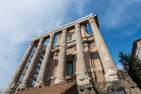 Oude Rome heldere zomer dag gebouw Stockfoto © Elnur