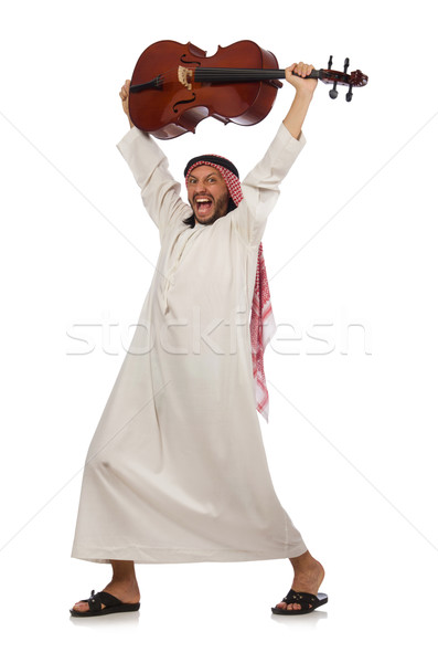 Arab man playing musical instrument Stock photo © Elnur